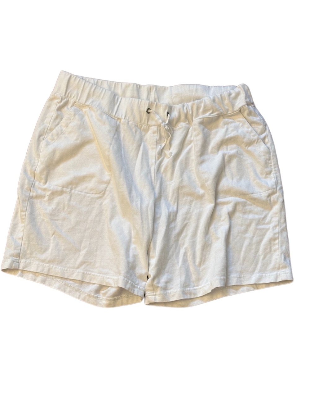 J. Jill White Cotton Shorts Sz L